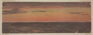 Zeegezicht door Frederic Edwin Church
