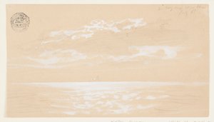 Zeegezicht, Newfoundland door Frederic Edwin Church