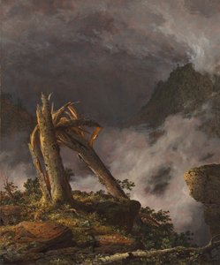 Storm in de Bergen door Frederic Edwin Church