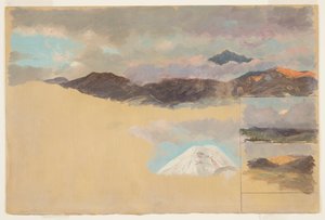 Studies van de berg Chimborazo, Ecuador