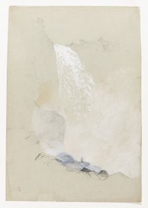 Studie van de Tequendama-watervallen bij Bogotá, Colombia door Frederic Edwin Church