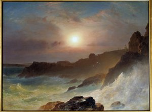 Zonsopgang aan de kust van Maine in de Verenigde Staten in 1863 door Frederic Edwin Church