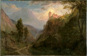 Het klooster van San Pedro Onze Lieve Vrouw van de Sneeuw, 1879 door Frederic Edwin Church