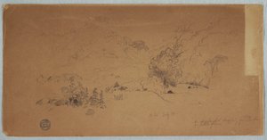 Uitzicht op Toche, Colombia door Frederic Edwin Church