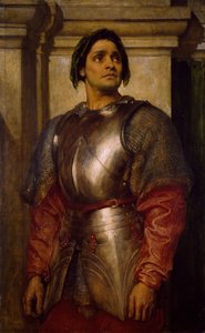 Een Condottiere, 1871-72 door Frederic Leighton
