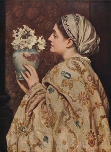Een edele dame van Venetië, 1866 door Frederic Leighton