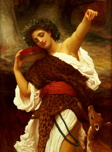 Bacchante door Frederic Leighton
