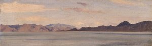Kust van Klein-Azië gezien vanaf Rhodos