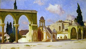 El Haram, Jeruzalem door Frederic Leighton