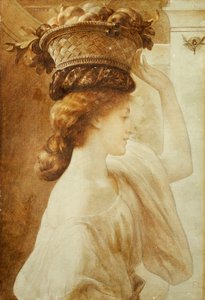 Eucharis: Een meisje met een mand fruit