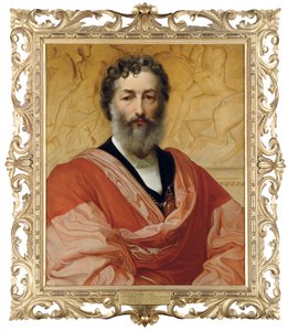Portret van Frederic Leighton door Frederic Leighton