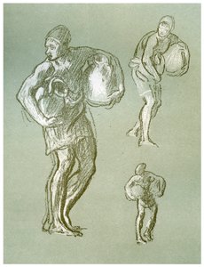 Studies voor De kunsten van de vrede door Frederic Leighton