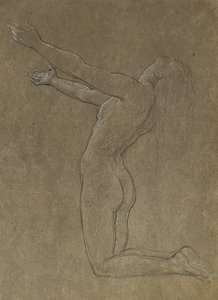 Studie voor Clytie door Frederic Leighton