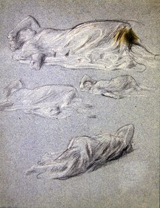 Studie voor Cymon en Iphigenia door Frederic Leighton