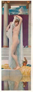 Het bad van Psyche door Frederic Leighton