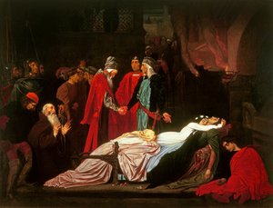 De Verzoening van de Montagues en de Capulets boven de Dode Lichamen van Romeo en Julia