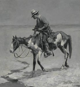 Een Texas Pony, 1889 door Frederic Remington