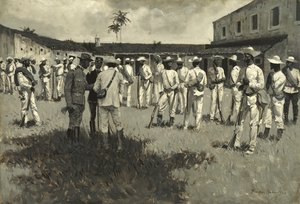 Het ontbinden van het leger van Gomez, 1899