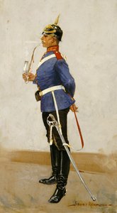 Infanterieofficier, volledig tenue