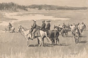 Aan de Bronwateren--Burgess Vindt een Voorde, ca. 1893