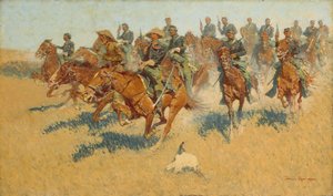 Op de Zuidelijke Vlakte door Frederic Remington