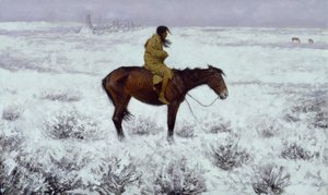 De kudde jongen door Frederic Remington