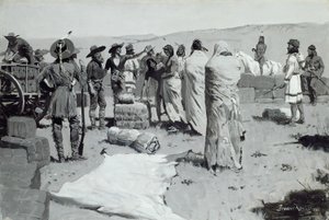 De tolk zwaaide naar de jongeren