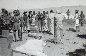 De Tolk zwaaide naar de Jongeling, ca. 1900