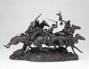 De oude dragonders van 1850