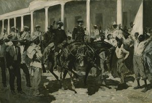 De terugkeer van Gomez naar Havana door Frederic Remington