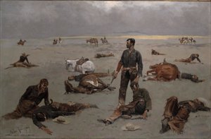 Wat een ongebrande koe heeft gekost door Frederic Remington