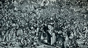 IJdelheid beurs. Uit De Pelgrims Progress Bunyan door Frederic Shields