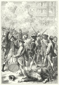 Bestorming van het Tuilerieënpaleis door de sans-culottes door Frederic Theodore (after) Lix