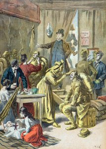 Een attractie op de Parijse peperkoekbeurs door Frederic Theodore Lix