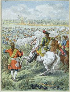 Oversteek van de Rijn door de legers van koning Lodewijk XIV door Frederic Theodore Lix