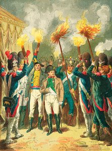De avond voor de slag bij Austerlitz door Frederic Theodore Lix