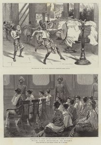 Met Lord Dufferin in Birma door Frederic Villiers