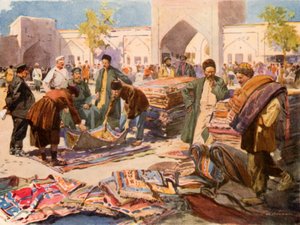 Een Tapijtbeurs in Astrakhan