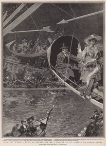Een indruk van een reis in een luchtschip bij Earl