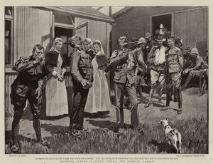 Ziekenhuisscènes in Zuid-Afrika, de Ochtendgorgel door Frederic de Haenen