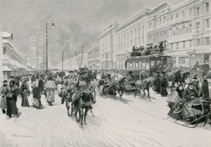 Nevsky Prospect door Frederic de Haenen