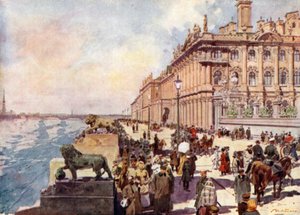 Rusland: Het Winterpaleis aan de Neva door Frederic de Haenen
