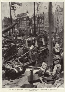 De koninklijke huwelijksfeesten in Amsterdam, een vakantie in de dokken door Frederic de Haenen