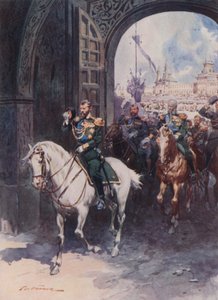 De Spassky (Verlosser) Poort van het Kremlin door Frederic de Haenen