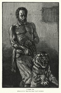 Een vreemd huisdier door Frederick (after) Calvert
