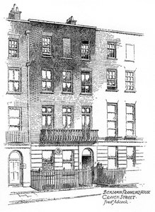 Het huis van Benjamin Franklin, 36 Craven Street, Londen