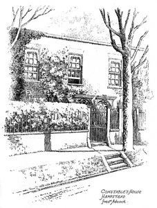 Huis van John Constable, Hampstead, Londen, 1912