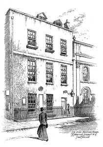 Huis van Sir Isaac Newton, St Martins Street, Londen