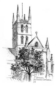 Southwark Cathedral, Londen, 1912