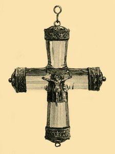 Kristallen kruisbeeld, ca. 1550, 1881